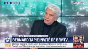 Bernard Tapie: "J'ai rappelé au procureur qui a requis 5 ans ferme qu'il a été plus optimiste que mes médecins"