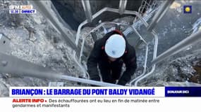 À Briançon, une vidange obligatoire pour le barrage du pont Baldy