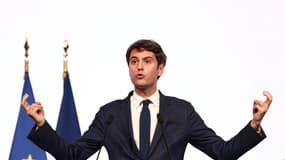 Gabriel Attal à Paris le 8 décembre 2024