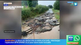 Le Pas-de-Calais toujours sinistré par l'orage