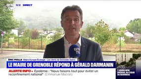 "Un ministre de la République ne devrait pas s'adresser ainsi aux élus locaux": Eric Piolle répond à Gérald Darmanin