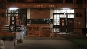 Vue générale du quartier des hommes à la maison d'arrêt de Fleury-Mérogis, le 5 février 2018 dans l'Essonne. 