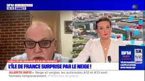 Neige en Île-de-France: "La neige circule surtout dans le sud de la région"