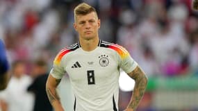 Toni Kroos lors d'Allemagne-Espagne (1-2, a.p., Euro), le 5 juillet 2024