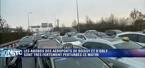 Grève des taxis: les aéroports de Roissy et d’Orly fortement perturbés