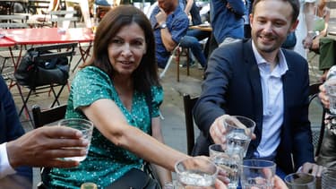 Anne Hidalgo et David Belliard le 2 juin 2020