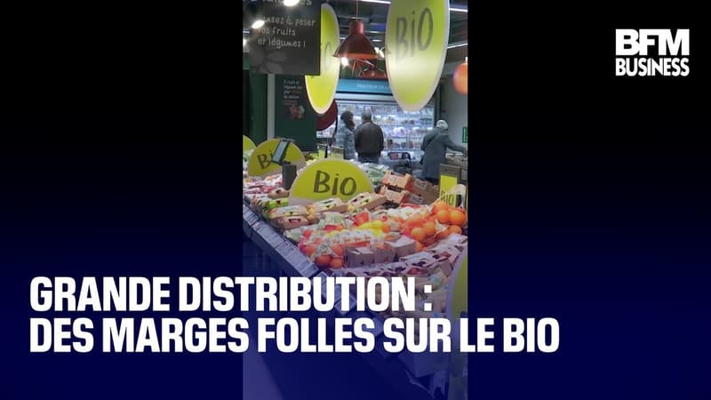 Grande distribution : des marges folles sur le bio