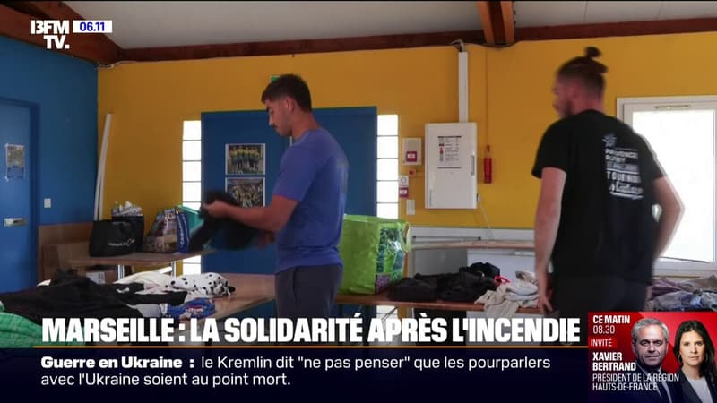 Cagnottes, collectes de vêtements... À Marseille, la solidarité s'organise après l'incendie pour aider les sinistrés