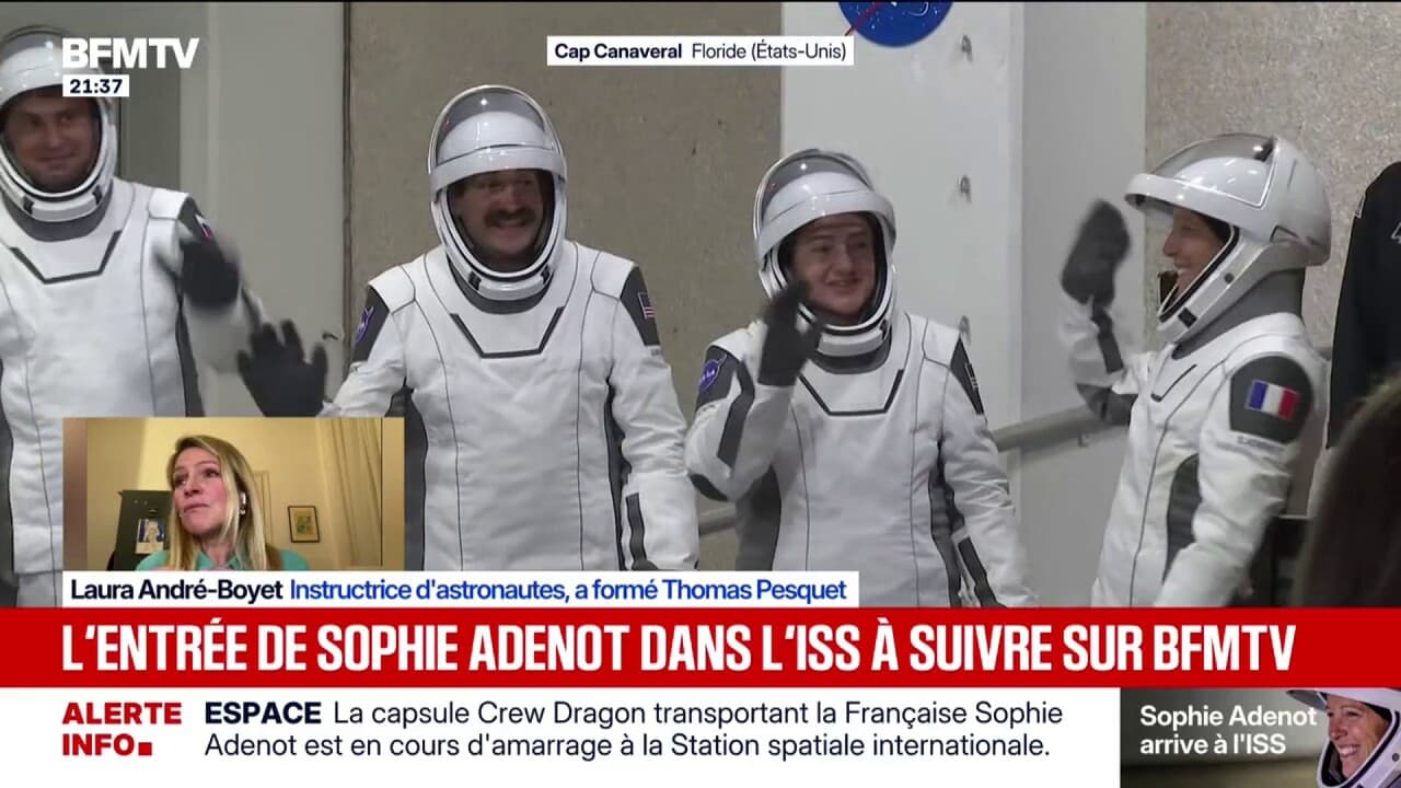 Laura André-Boyet, instructrice d'astronautes, explique la formation qu'a reçu Sophie Adenot avant son départ pour l'ISS Kép
