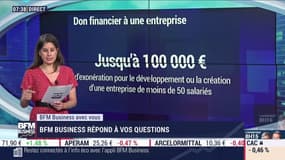 Un nouveau dispositif va permettre de faire des dons avantageux aux entrepreneurs