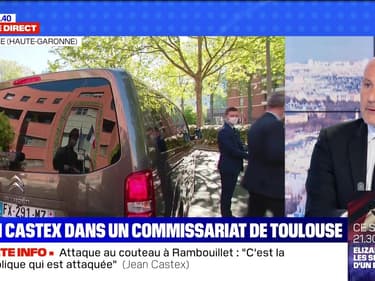 Jean Castex en visite dans un commissariat de Toulouse - 24/04