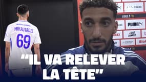 Rennes 3-0 OL : "Mikautadze va relever la tête", défend Benrahma