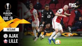 Résumé : Ajax (Q) 2-1 Lille - Ligue Europa 16e de finale retour