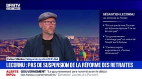 Sébastien Lecornu indique qu'il n'y aura pas de suspension de la réforme des retraites
