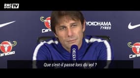 Chelsea : Conte "effrayé" lors de l'atterrissage  à Londres de retour de Bakou 