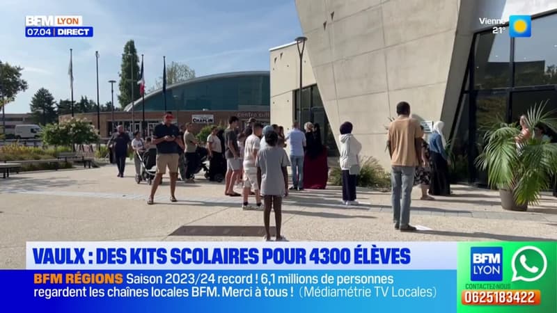 Vaulx-en-Velin: des kits scolaires pour 4.300 élèves (1/1)