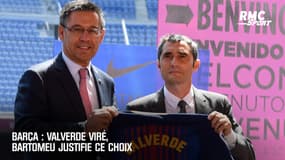 Barça : Valverde viré, Bartomeu justifie ce choix