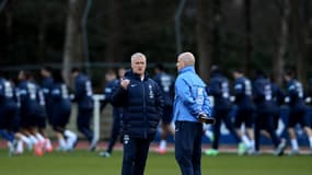 Didier Deschamps avec Guy Stéphan