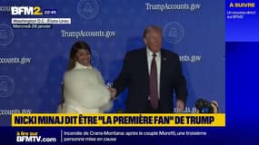 La rappeuse américaine Nicki Minaj dit être "la première fan" de Donald Trump