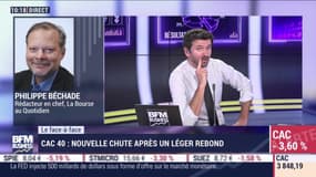 Philippe Béchade VS Hervé Goulletquer: CAC 40, nouvelle chute après un léger rebond - 18/03