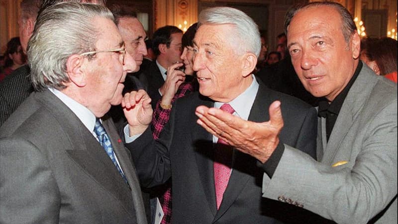 Gilbert Trigano, Bernard Pons et Jacques Séguéla en 1997