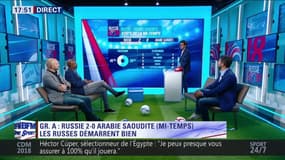 Mi-temps Russie Arabie Saoudite (2-0). La BFM Sport Arena débriefe les chiffre cette 1ère période du match d'ouverture de Mondial 2018 