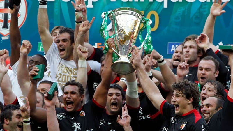 Les Toulousains fêtent le titre de champion d'Europe.