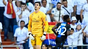 Thibault Courtois contre Bruges, en Ligue des champions