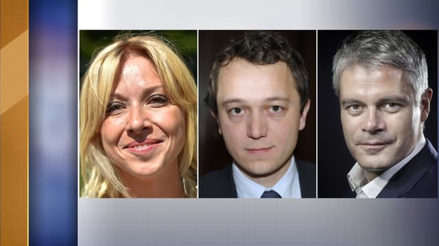 Florence Portelli et Maël de Calan sont furieux contre Laurent Wauquiez (à droite).