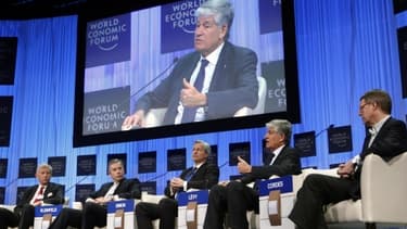 Maurice Lévy, patron de Publicis à Davos début 2013