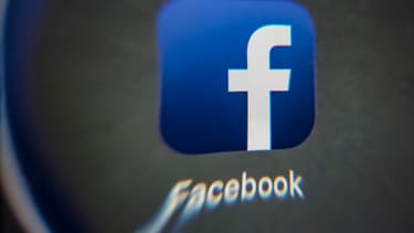 Le logo de l'application Facebook.