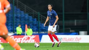 Leny Yoro contre la Côte d'Ivoire le 22 mars 2024, à Châteauroux