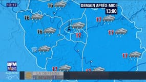 Météo Paris Île-de-France du 17 mai: Risque d'averses orageuses et de grêles en fin d'après-midi
