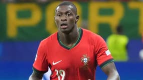 Le latéral Nuno Mendes pendant l'Euro avec le Portugal, le 1er juillet 2024