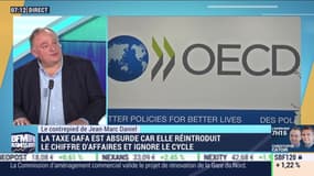 La taxe Gafa est absurde car elle réintroduit le chiffre d'affaires et ignore le cycle - Le contre-pied de Jean-Marc Daniel - 11/1