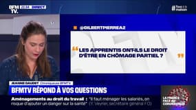 Les apprentis ont-ils le droit d'être en chômage partiel? BFMTV répond à vos questions