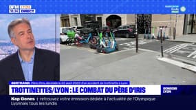 Trottinettes à Lyon: le combat du père d'Iris