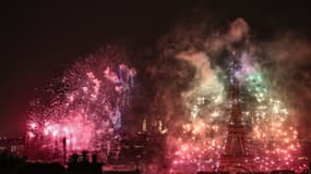 Le feu d'artifice du 14 juillet 2025. 