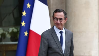 Le ministre de l'Intérieur Bruno Retailleau le 12 juin 2025 à l'Élysée