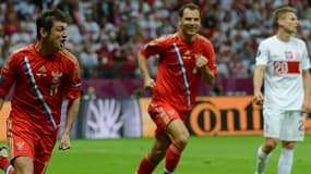 Alan Dzagoev (g), trois buts en deux matches