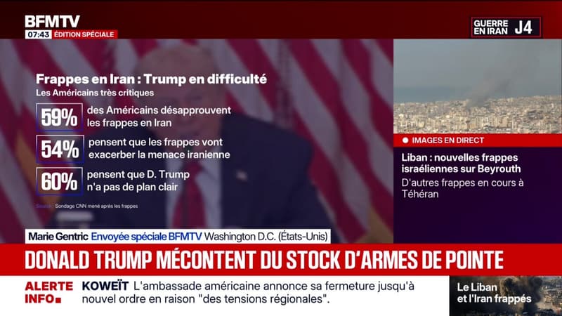 Guerre au Moyen-Orient: 59% des Américains désapprouvent les frappes en Iran selon un sondage CNN