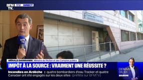 Impôt à la source: Gérald Darmanin assure que "18 millions de foyers fiscaux vont bénéfcier de l'année blanche"