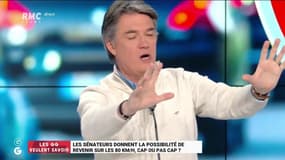 "Les Grandes Gueules" de RMC: les sénateurs donnent la possibilité de revenir sur les 80 km/h, cap ou pas cap?