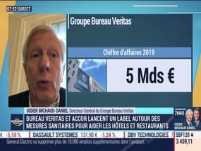 Didier Michaud-Daniel (Bureau Veritas): Bureau Veritas et Accor lancent un label autour des mesures sanitaires dans les hôtels et restaurants - 05/05
