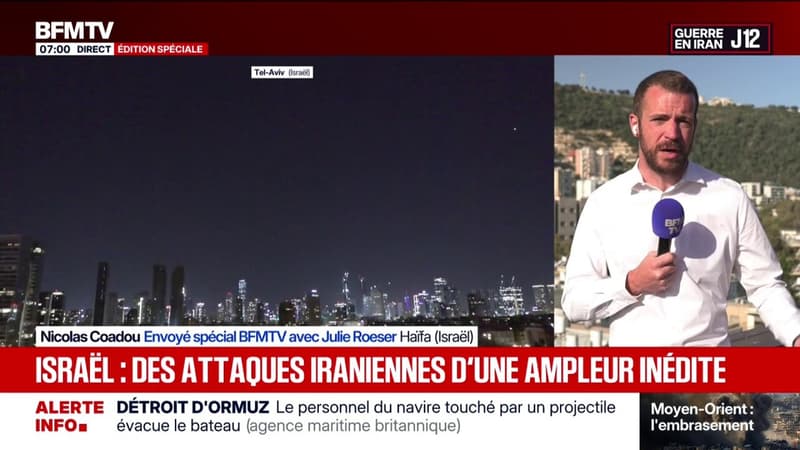 Guerre au Moyen-Orient: plusieurs attaques iraniennes ont eu lieu cette nuit en Israël