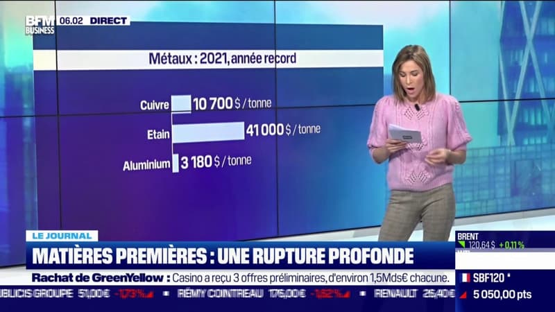 Matières premières: une rupture profonde