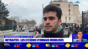 Retraites: les lycéens lyonnais mobilisés
