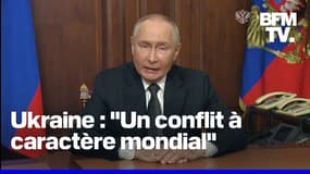 Poutine évoque un "conflit mondial" et confirme le tir d'un missile intercontinental en Ukraine