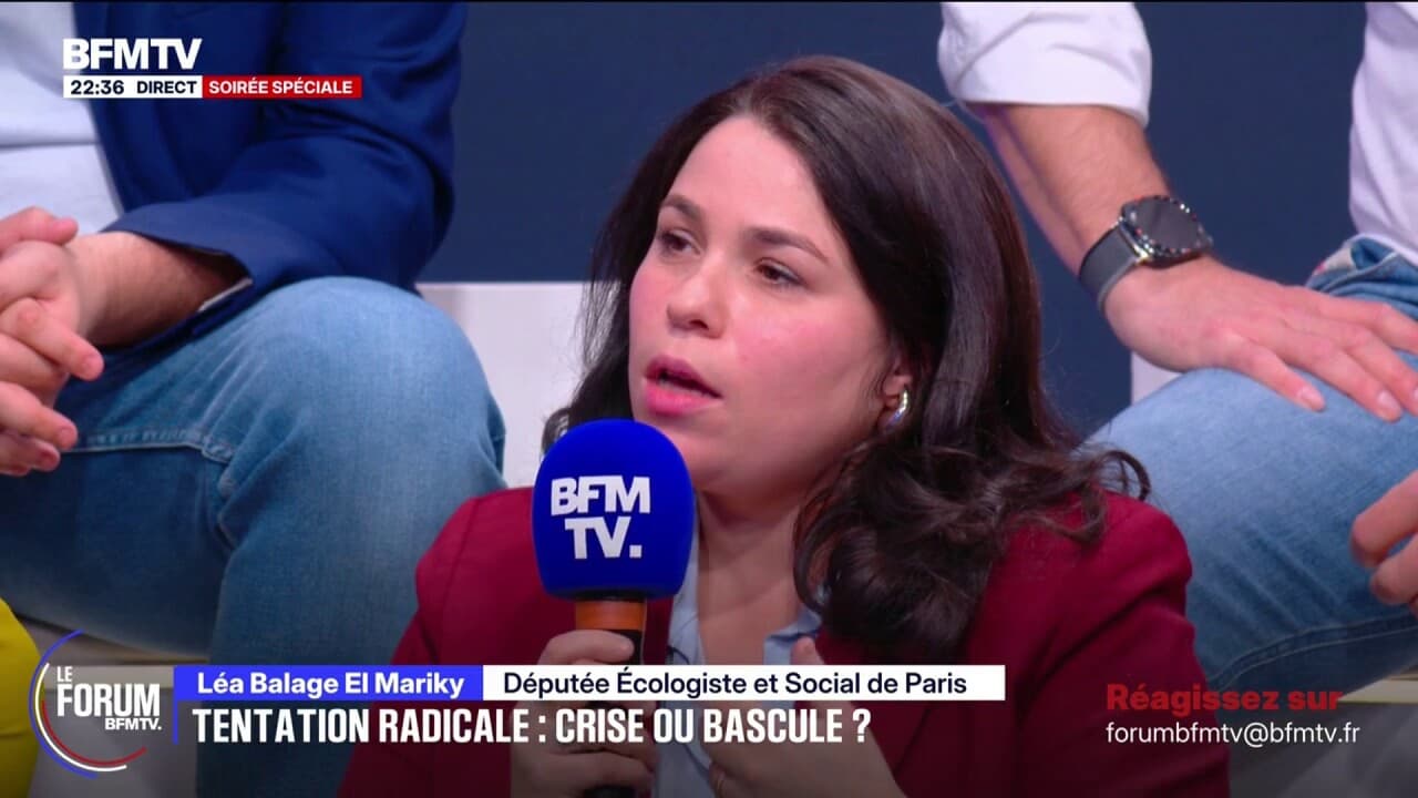 FORUM BFM - Présidentielle: Léa Balage El Mariky, députée "Écologiste et Social", "prend acte" du refus de LFI de participer à une primaire à gauche Kép