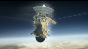 La sonde Cassini lors de son dernier passage en orbite de Saturne va se brûler les ailes et disparaître dans l'atmosphère de la planète.